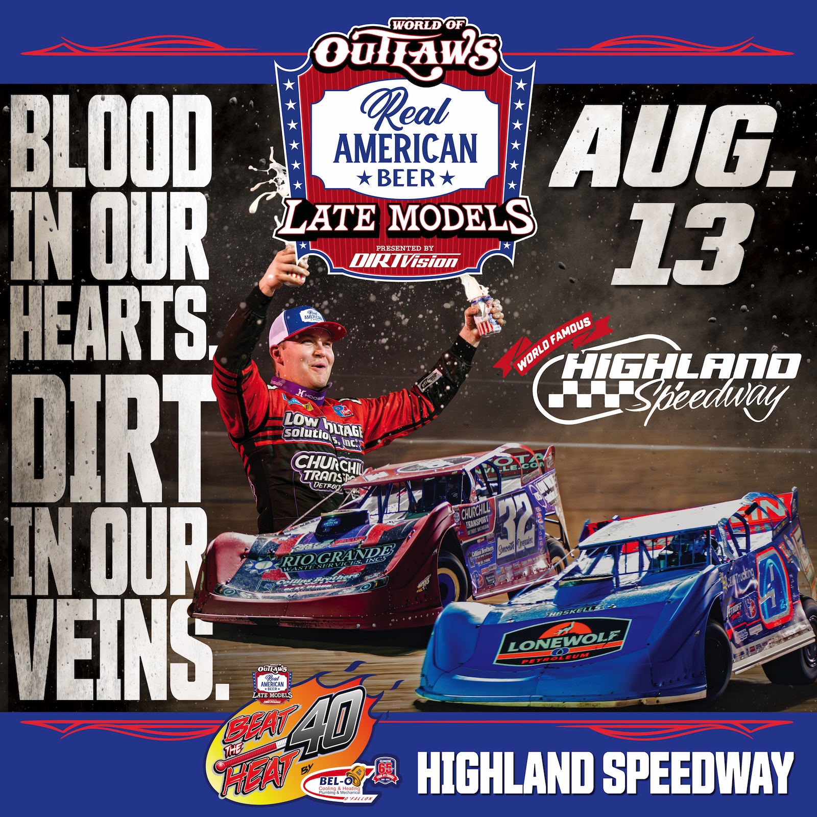 World of Outlaws Late Models Beat the Heat 40 by BEL-O